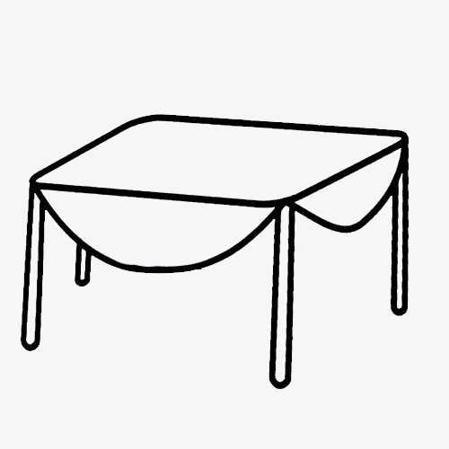 书桌简笔画