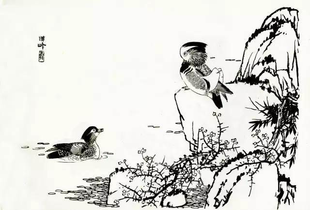 画鸳鸯