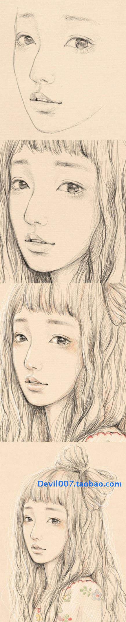 素描画图片