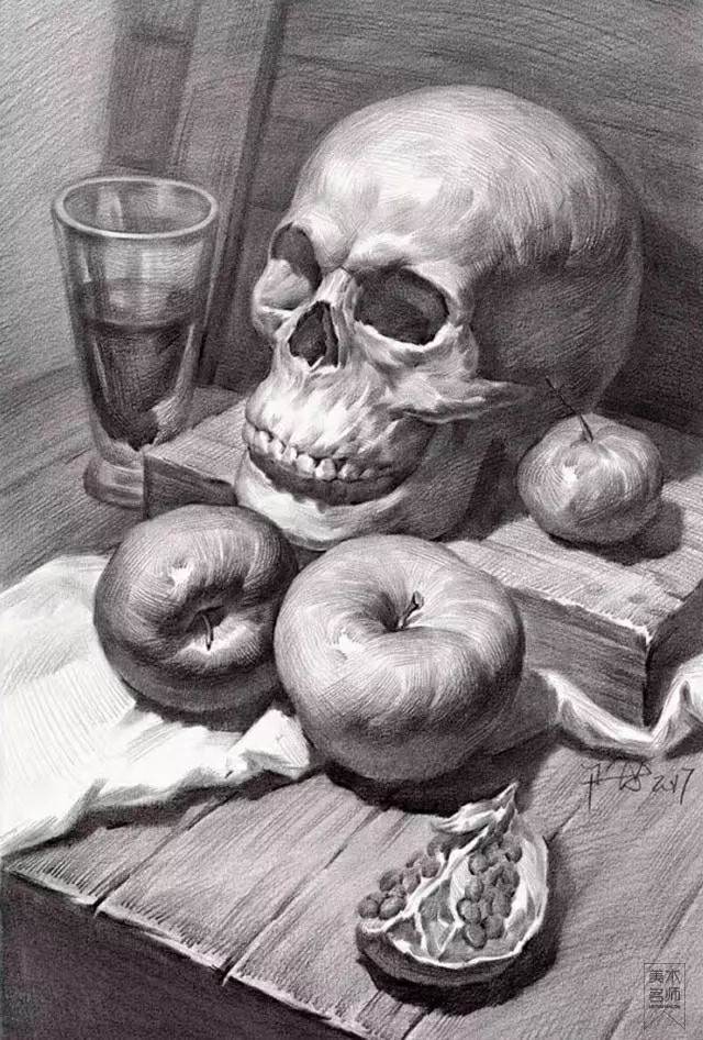 静物素描