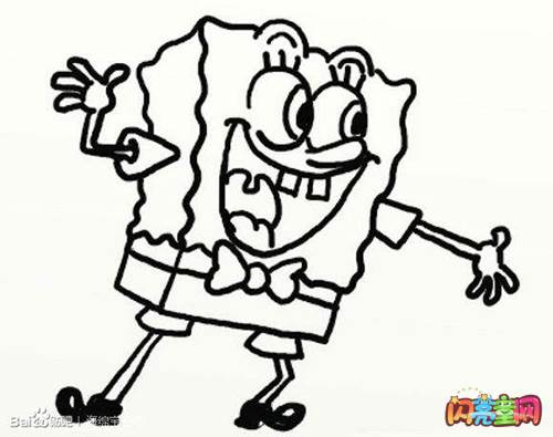 海绵宝宝画法