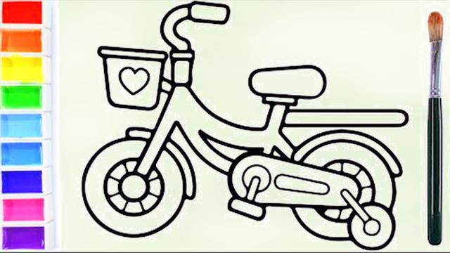 画自行车
