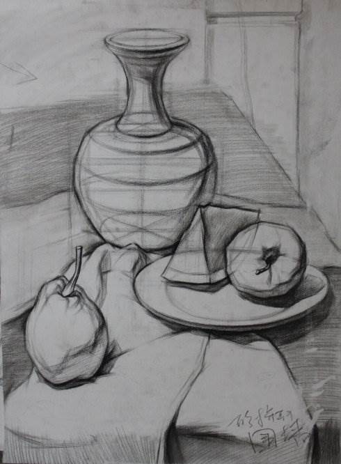 静物素描