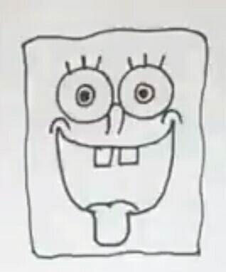 海绵宝宝画法