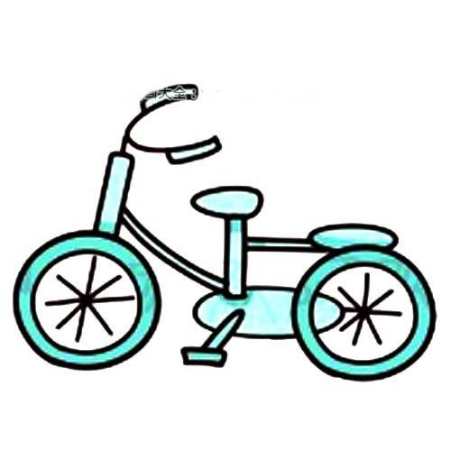 画自行车