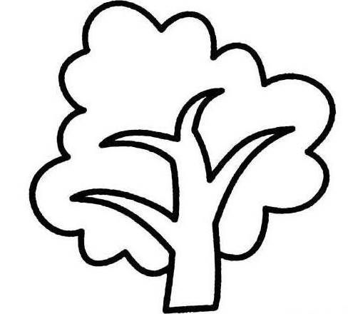 简笔画大树