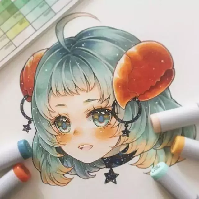 十二星座画法可爱版