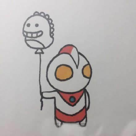 奥特曼图片简笔画