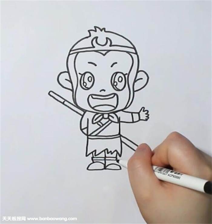 齐天大圣简笔画