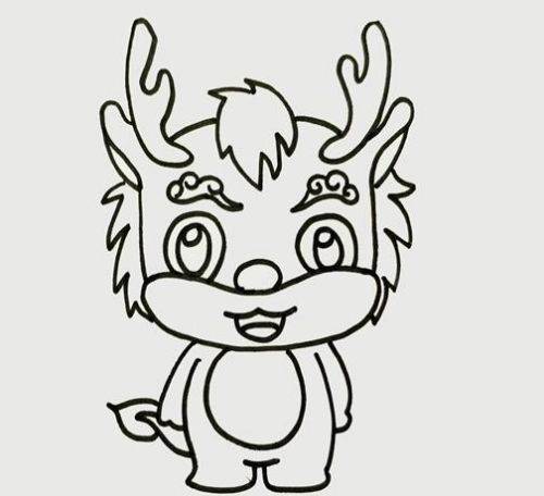 麒麟简笔画