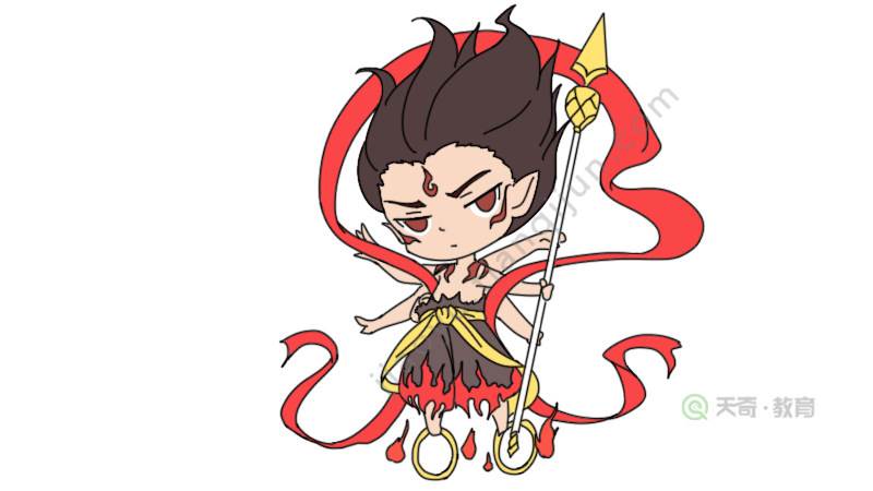 哪吒简笔画大全