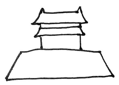 城楼简笔画