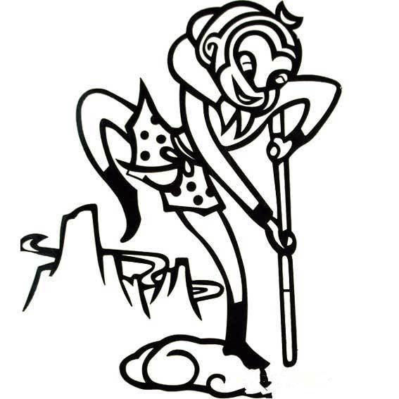 齐天大圣简笔画