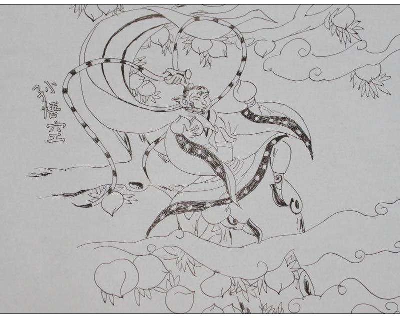 齐天大圣简笔画