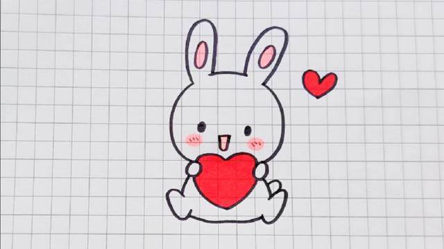 小白兔画法