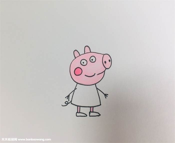 小猪佩奇的画法
