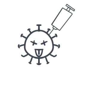 冠状病毒简笔画