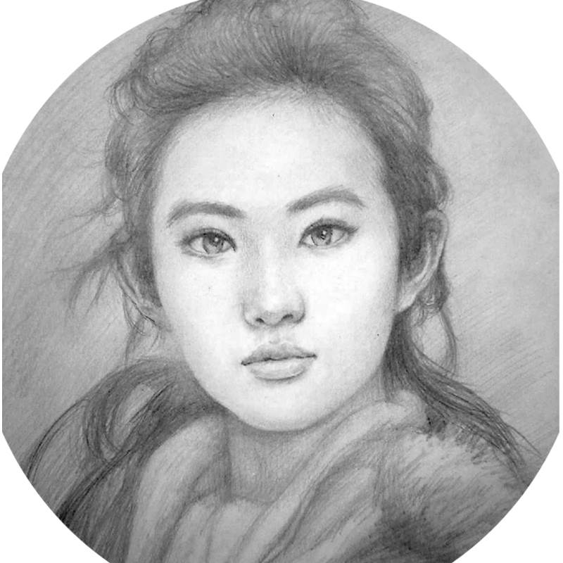素描头像图片