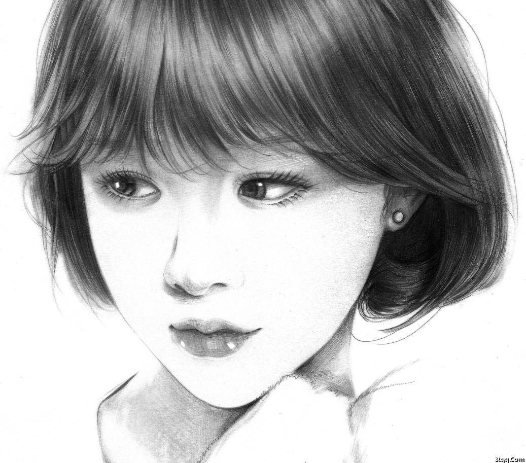 素描头像图片