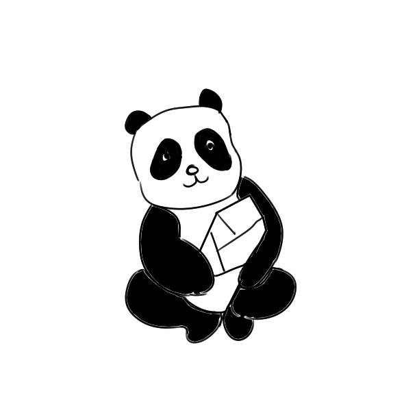 大熊猫简笔画