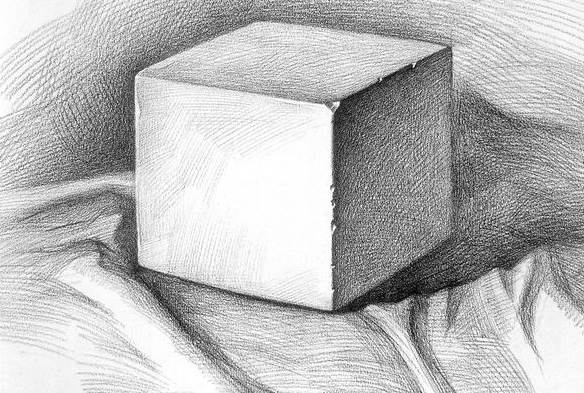 素描几何体图片