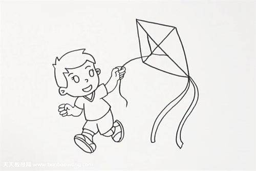 风筝简笔画