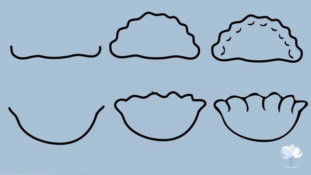 饺子简笔画
