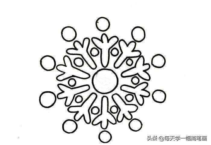 雪花画法