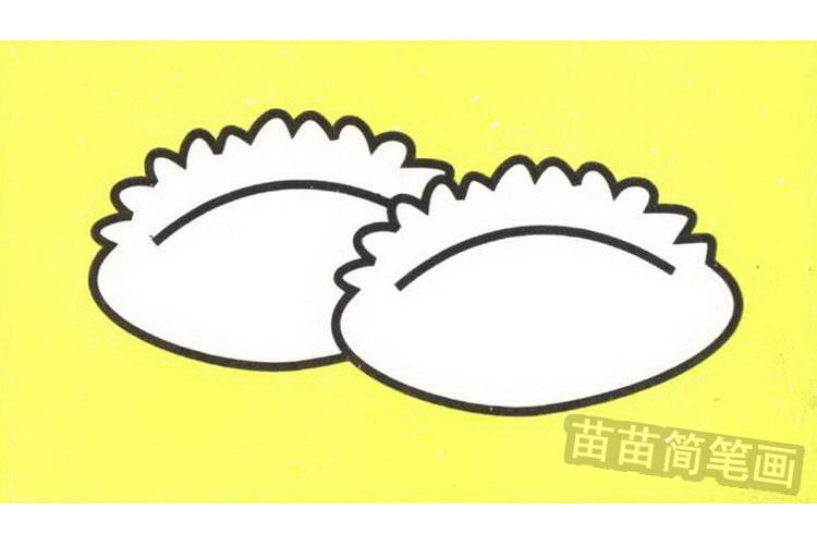 饺子简笔画