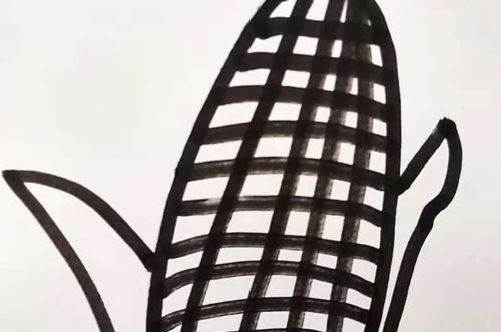 玉米简笔画