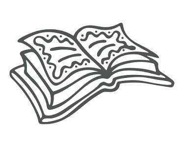 一本书简笔画