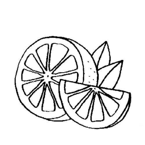 橘子的简笔画