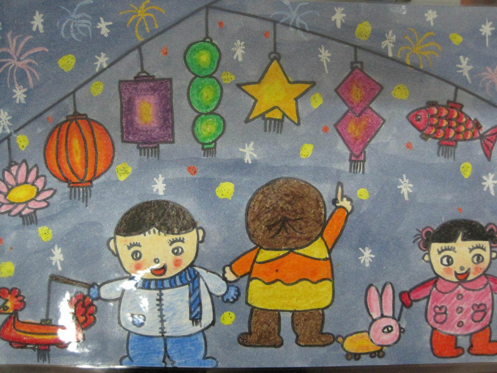 元宵节简笔画