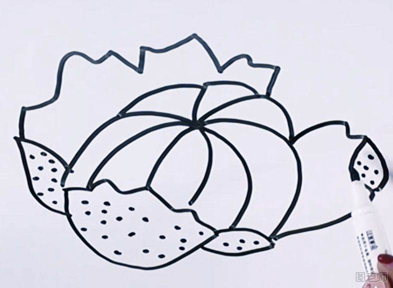 橘子的简笔画
