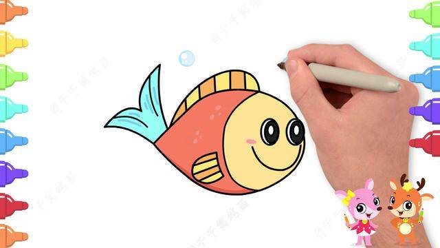 鱼图片简笔画