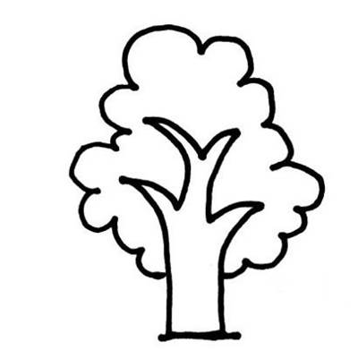 儿童画大树的画法