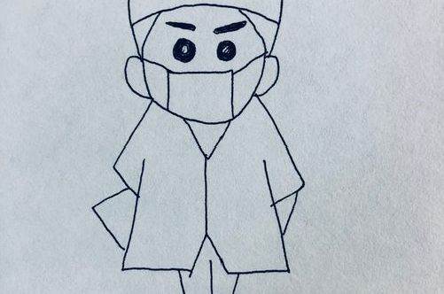 医生画像简笔画