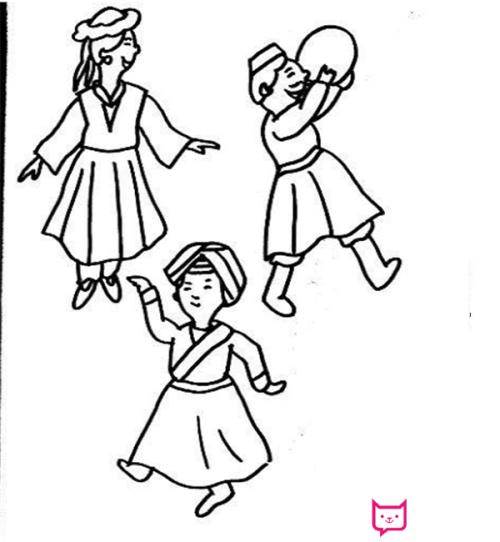 舞蹈家简笔画