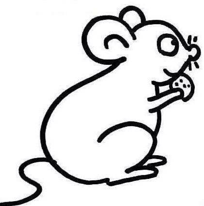 鼠简笔画