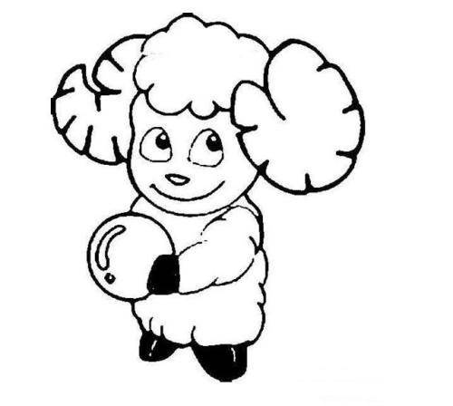 羊简笔画图片