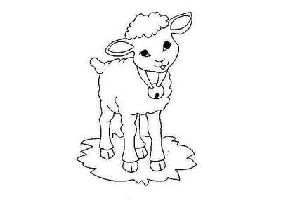 羊简笔画图片