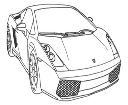 小汽车简笔画