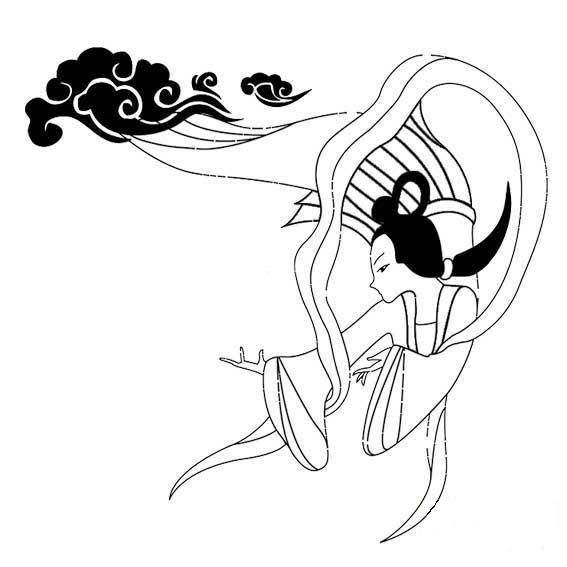 玉兔简笔画