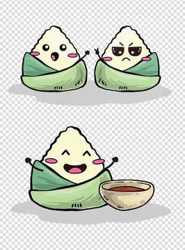 卡通粽子