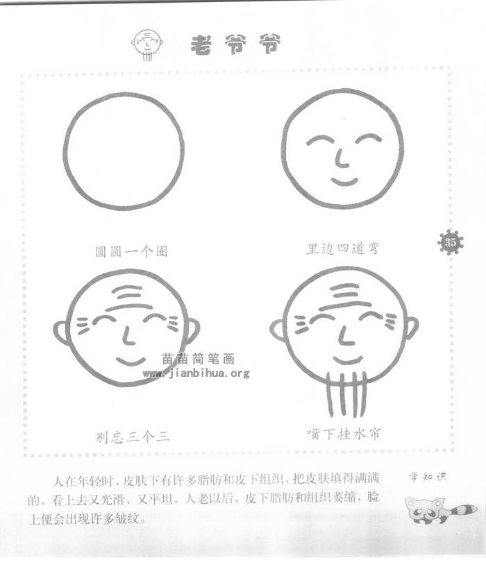 老爷爷简笔画