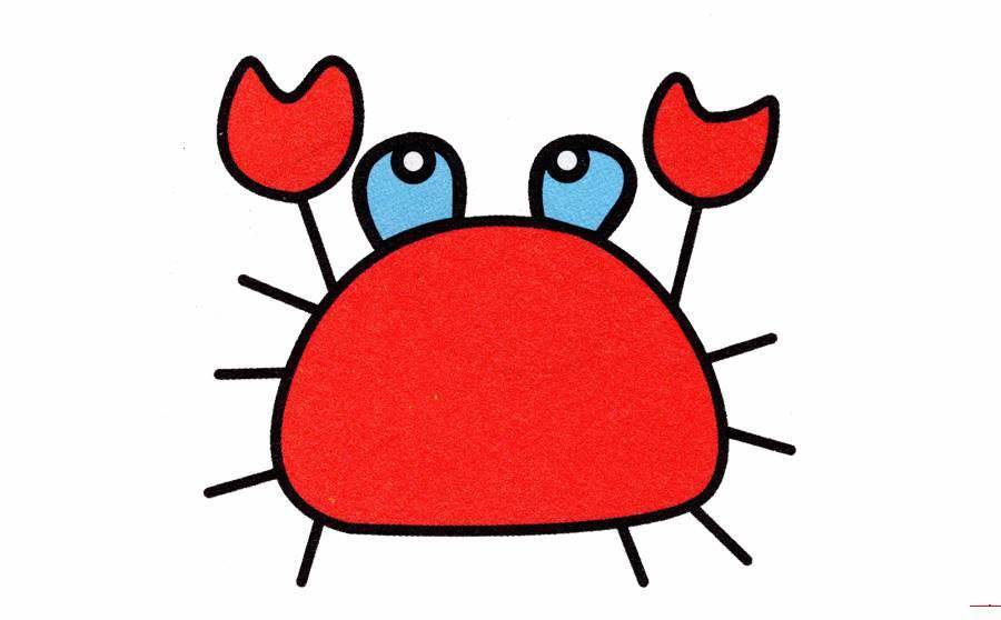 螃蟹简笔画