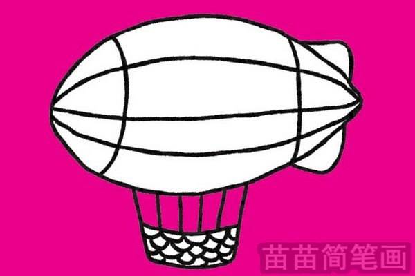 热气球简笔画