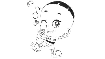 大头儿子简笔画