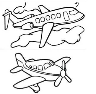 简笔画飞机的画法
