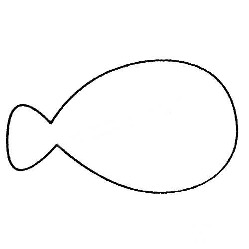 小丑鱼简笔画